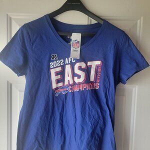 Womens Buffalo Bills 2022 AFC East Champion Tee Shirt